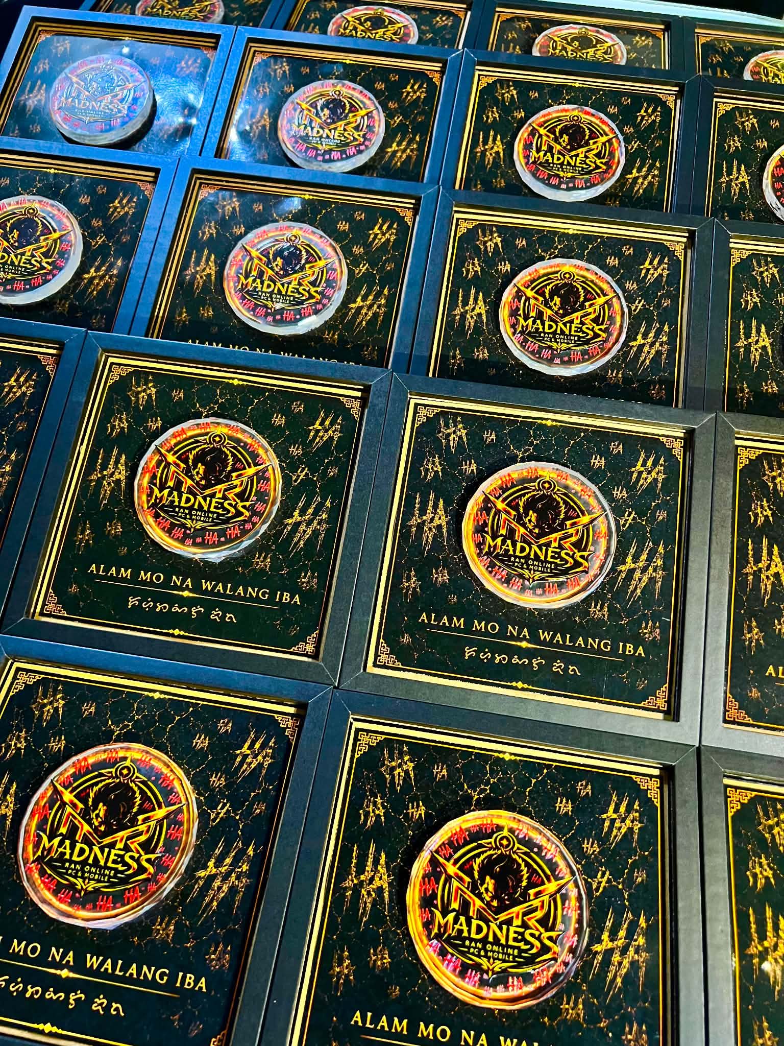 Official Madness Relic display
